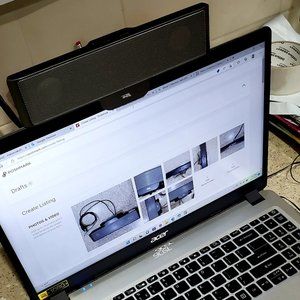 A Minicomputer Speakers Laptop Speakers Wired USB Powered Sound Bar,